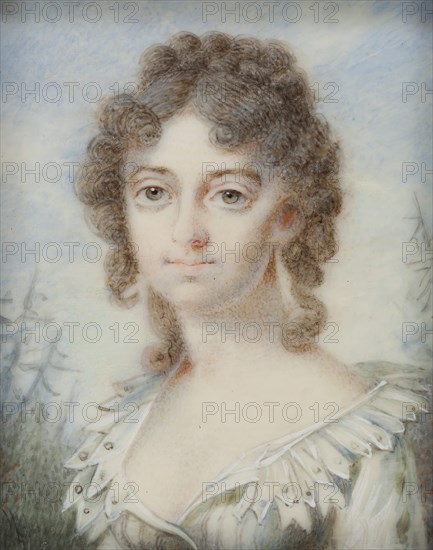 Portrait of a lady. Creator: Elise Arnberg.