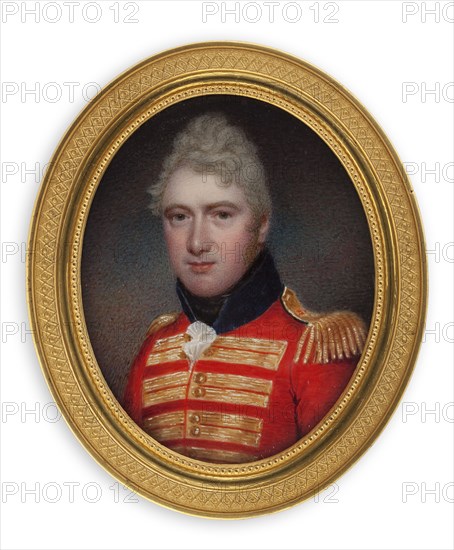 Portrait of an English officer, 1786-1845. Creator: William John Thomson.