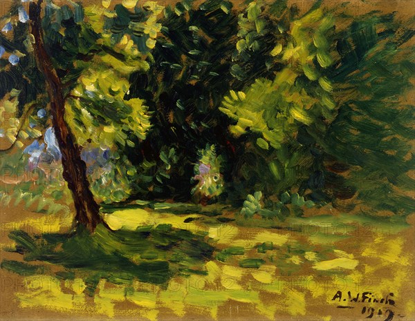 Bushes, 1919. Creator: Alfred William Finch.