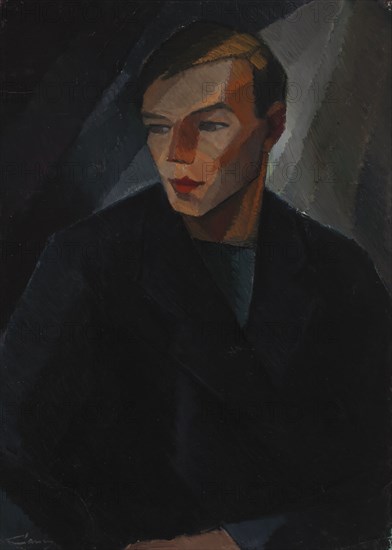 Young man, 1915. Creator: Alvar Cawén.