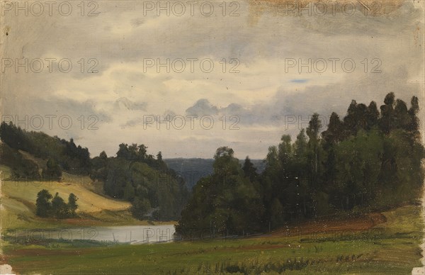 Summer Landscape, bay cove. Creator: Johan Knutson.