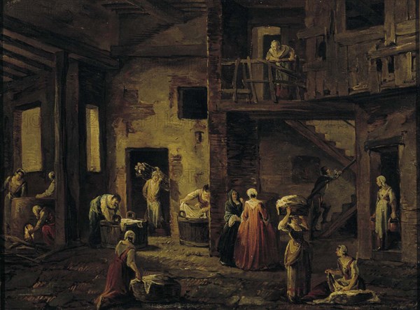 The Laundry House, 1750-1799. Creator: Antonio Diziani.