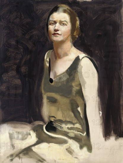 Study for a Portrait of a Lady (Mrs. Edith von Bonsdorff), 1922. Creator: Antti Faven.