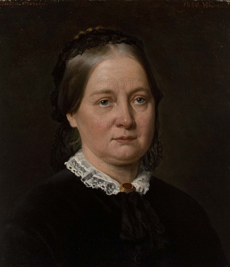 Portrait of Victoria Aberg, 1880. Creator: Bertha Froriep.