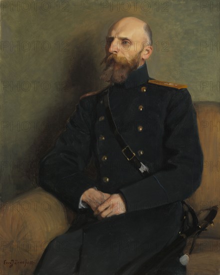 Portrait of Colonel R. Schulman. Creator: Eero Jarnefelt.