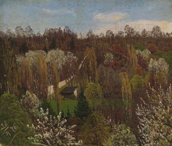 Spring Landscape, 1876. Creator: Fanny Churberg.