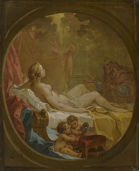 Danaë, 1723-1770. Creator: Francois Boucher.