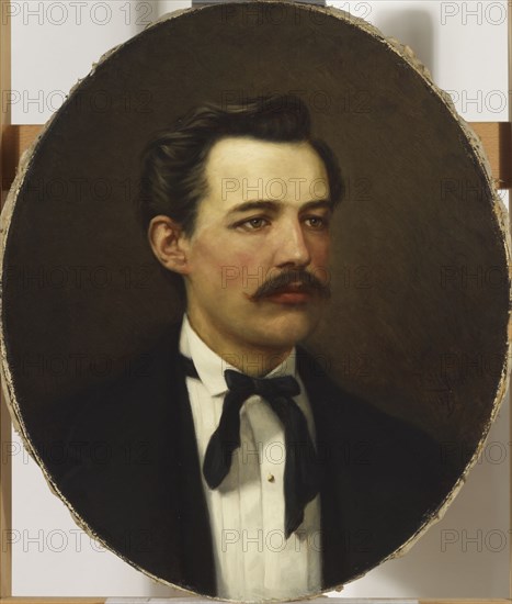 Portrait of Karl Emanuel Jansson, 1879. Creator: August Fredrik Ahlstedt.