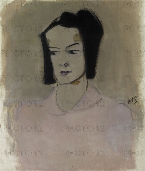 Finnish Nurse III (Ester Räihä), 1943. Creator: Helene Schjerfbeck.