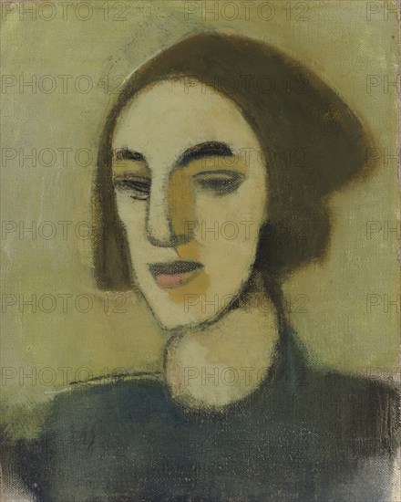 Girl from Loviisa, 1941-1942. Creator: Helene Schjerfbeck.