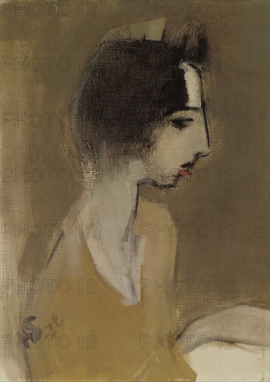 Profile of a Woman (from memory), 1932. Creator: Helene Schjerfbeck.