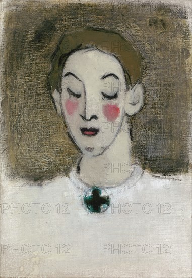 Nurse I (Kaija Lahtinen), 1943. Creator: Helene Schjerfbeck.