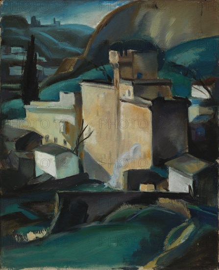 Townscape from Italy, 1920-1929. Creator: Henry Ericsson.