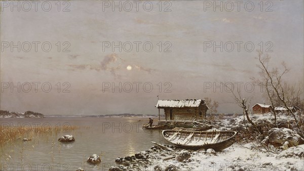 November Evening, 1889. Creator: Hjalmar Munsterhjelm.