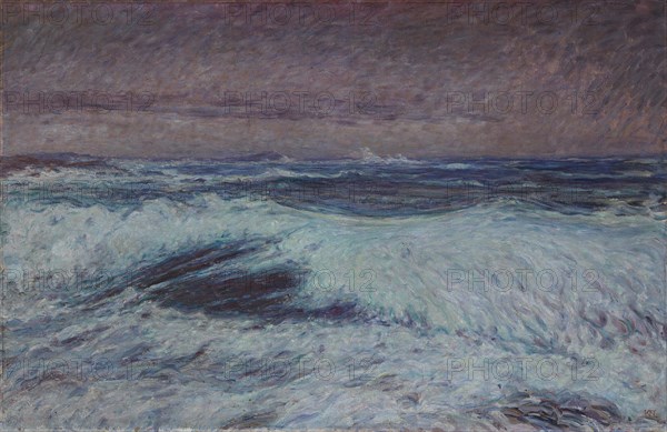 The tidal wave, 1903. Creator: Karl Nordström.