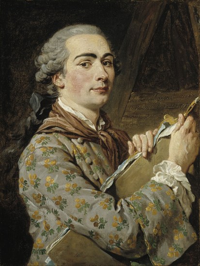 Self Portrait, 1750-1755. Creator: Louis Jean Francois Lagrenee.