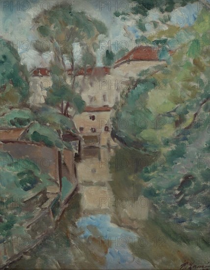 Old mill, Charenton, 1920. Creator: Per ake Laurén.