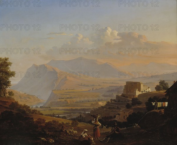 Landscape from Subiaco, 1844. Creator: Robert Wilhelm Ekman.