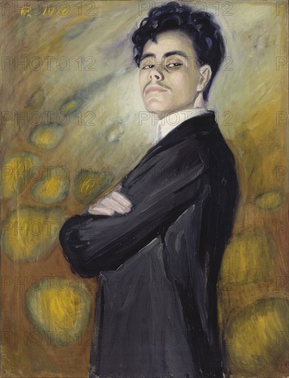 Self-Portrait, 1910. Creator: Valle Rosenberg.