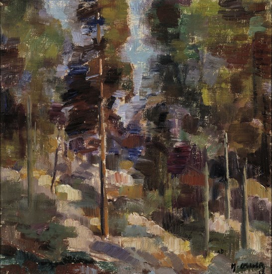 Forest Landscape, 1912. Creator: Yrjö Aleksander Ollila.