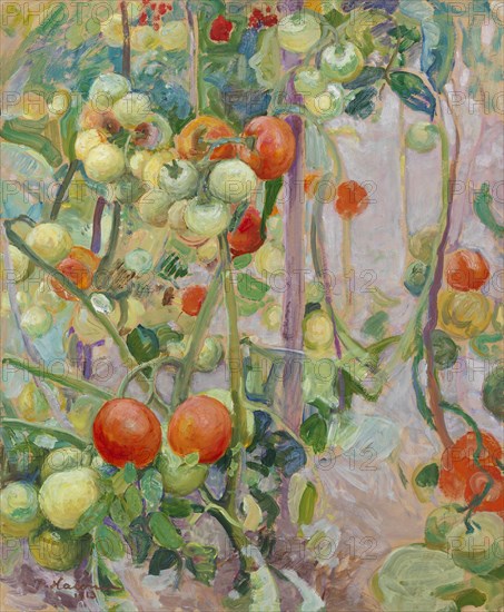 Tomatoes, 1913. Creator: Pekka Halonen.