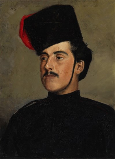 The Cossack (The Beautiful Cossack), 1878. Creator: Helene Schjerfbeck.