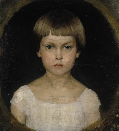 Portrait of the Artist´s Sister Berta Edelfelt, 1876. Creator: Albert Edelfelt.