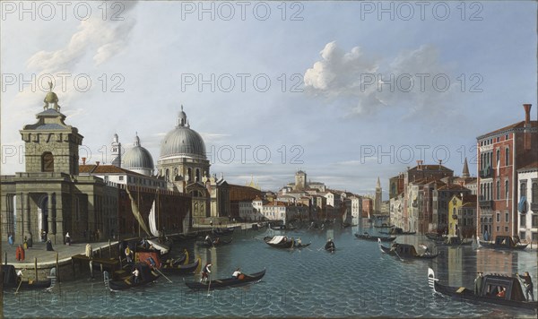 Santa Maria della Salute and Canal Grande, Venice, 1720-1760. Creator: Canaletto.