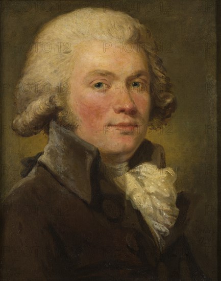 State Antiquarian Georg Frans Tihleman, 1790. Creator: Carl Fredrik von Breda.