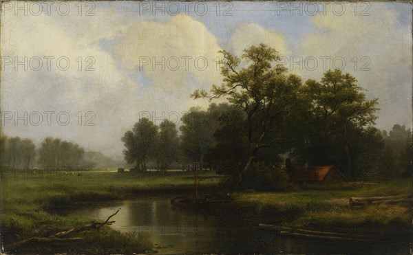 River in France, 1872. Creator: Charles Francois Daubigny.