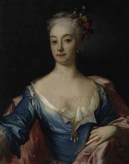 Anna Dorothea Amiga, 1722. Creator: David von Krafft.