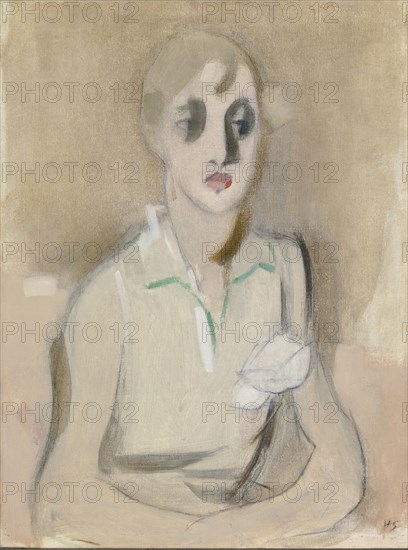 Modern Schoolgirl, 1928. Creator: Helene Schjerfbeck.