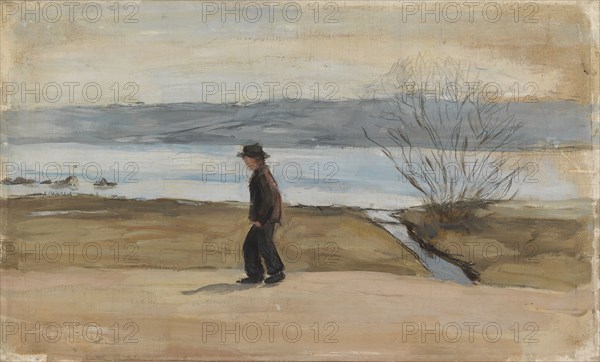 The Wounded Angel, landscape study, 1902. Creator: Hugo Simberg.