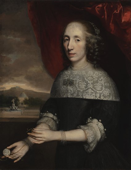 Portrait of a lady, 1660-1679. Creator: Jacobus Levecq.