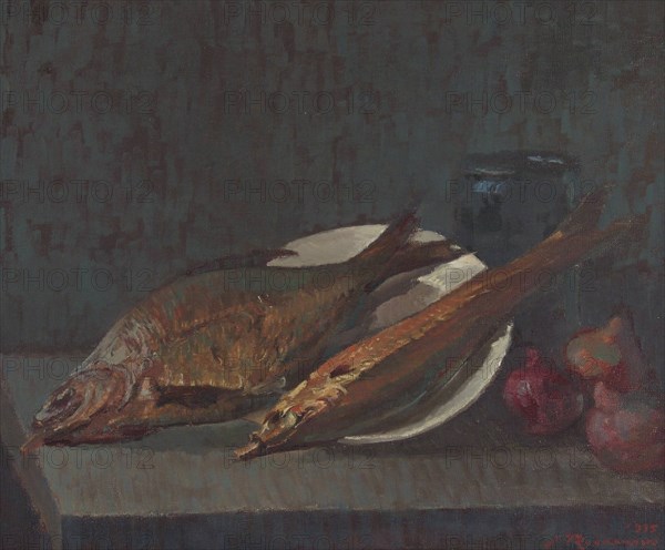 Smoked fish, 1935. Creator: Jalmari Ruokokoski.