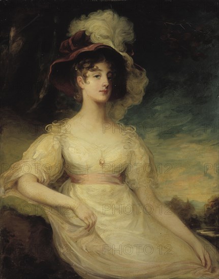 Portrait of a lady, c1830s. Creator: Workshop of Thomas Lawrence.