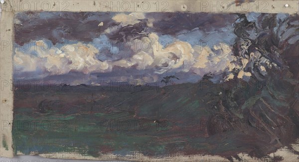 Clouds over the plain, c1910s. Creator: Verner Thome.