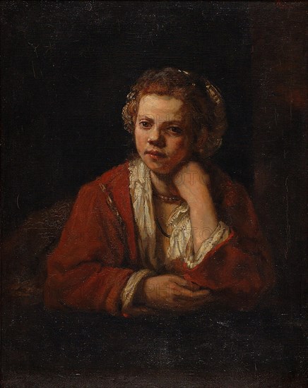 Young Girl, copy after Rembrandt, 1899. Creator: Widolfa von Engestrom-Ahrenberg.