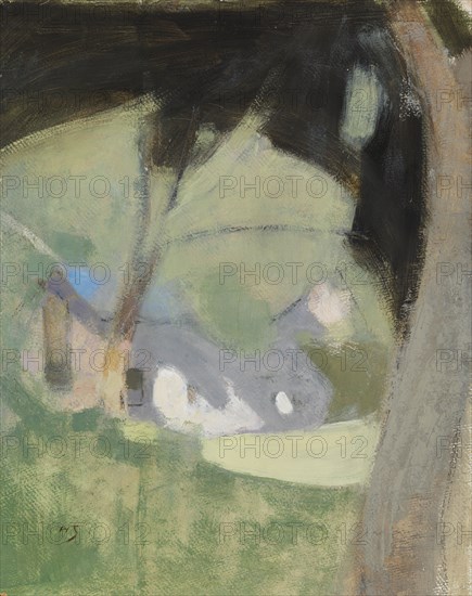 The Old Brewery (Composition), 1918. Creator: Helene Schjerfbeck.