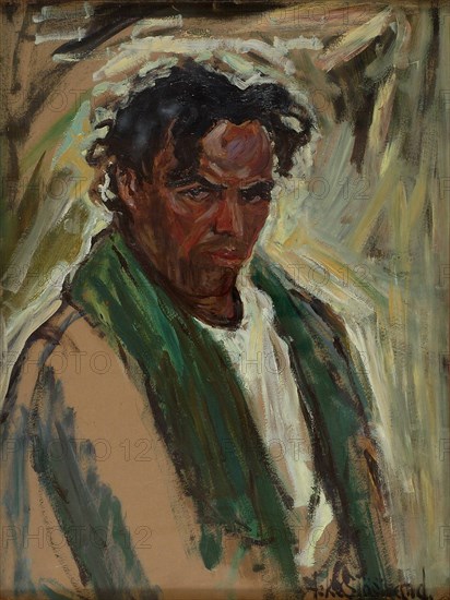 Argentinian man, 1921. Creator: Acke Sjostrand.