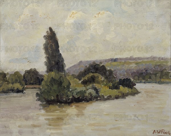 Seine, 1926. Creator: Alfred William Finch.