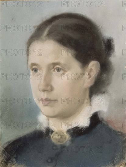 Johanna Schybergson, 1882-1884.  Creator: Johan Jakob Tikkanen.