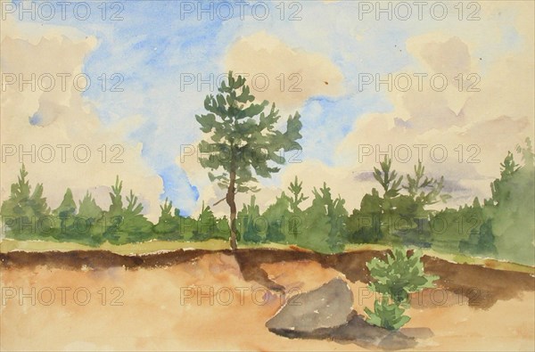 Landscape Study, Sandpit. Creator: Maria Wiik.