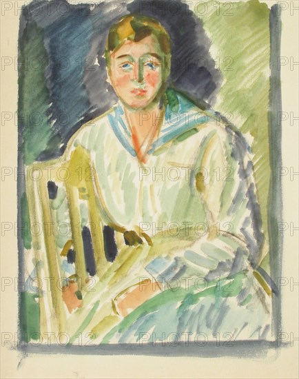 Sketch for a Portrait, c1910s. Creator: Verner Thome.