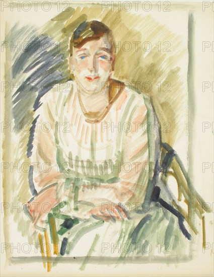 Sketch for a Portrait, c1910s. Creator: Verner Thome.