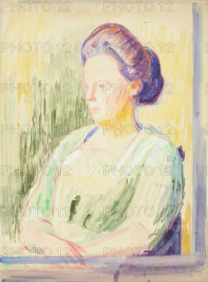 Sketch for a Portrait, c1910s. Creator: Verner Thome.