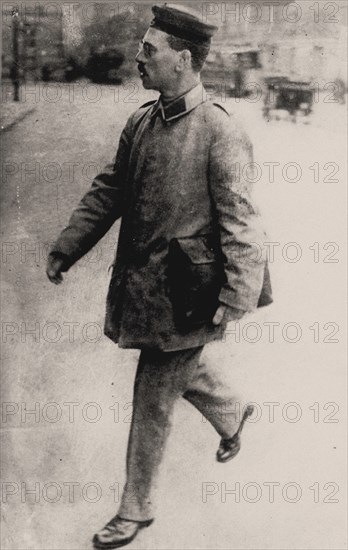 Karl Liebknecht as a soldier, 1915. Creator: Anonymous.