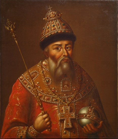 Portrait of the Tsar Ivan IV the Terrible (1530-1584), Second Half of the 18th cen. Creator: Anonymous.