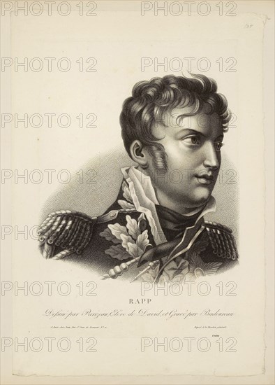 Portrait of General Count Jean Rapp (1772-1821). Creator: Badoureau, Jean-François (ca 1789-1822).