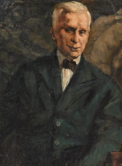 Portrait of Charles "Charlie" Chaplin (1889-1977) . Creator: Bernard, Émile (1868-1941).